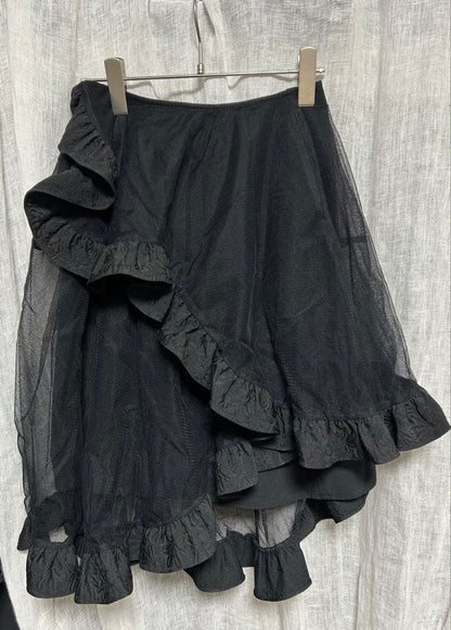 Simone rocha Flower Jacquard Frill Tulle Skirt UK 8