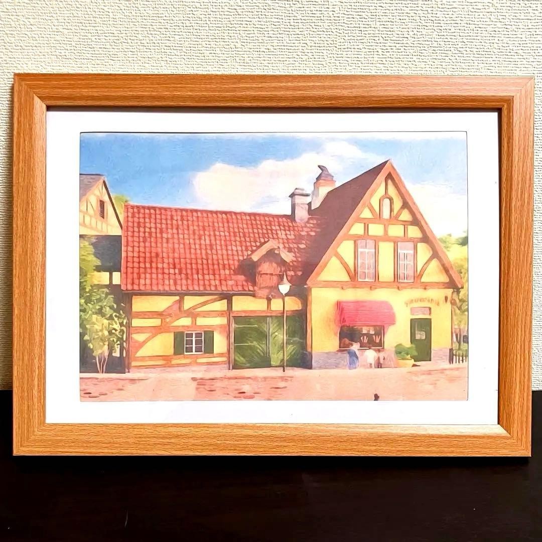 Ghibli Art: "Guchoki Bakery" from Kiki's Delivery Service, 33cm x 24cm
