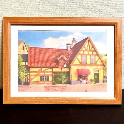 Ghibli Art: "Guchoki Bakery" from Kiki's Delivery Service, 33cm x 24cm