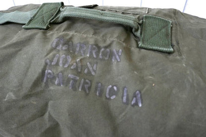 US Military Real 1975s EASTERN CANVAS PRODUCTS Stencil 70's Vintage Duffel Bag