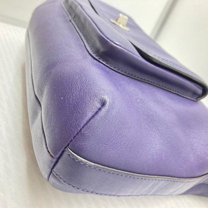 COACH Purple Leather Hobo Bag Legacy Courtenay Y2K Vintage Rare