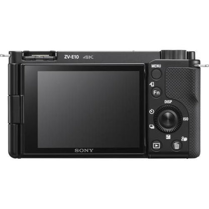 Sony VLOGCAM ZV-E10 Double Zoom Lens Kit Black Mirrorless Camera