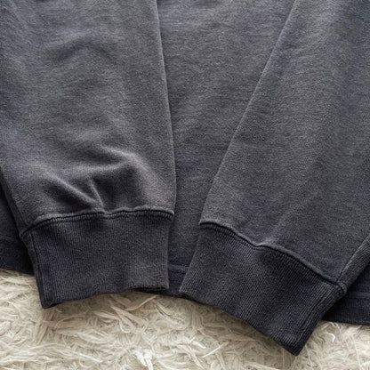 Ben Davis Long Sleeve T-Shirt Arch Logo Embroidery Charcoal Gray Japan