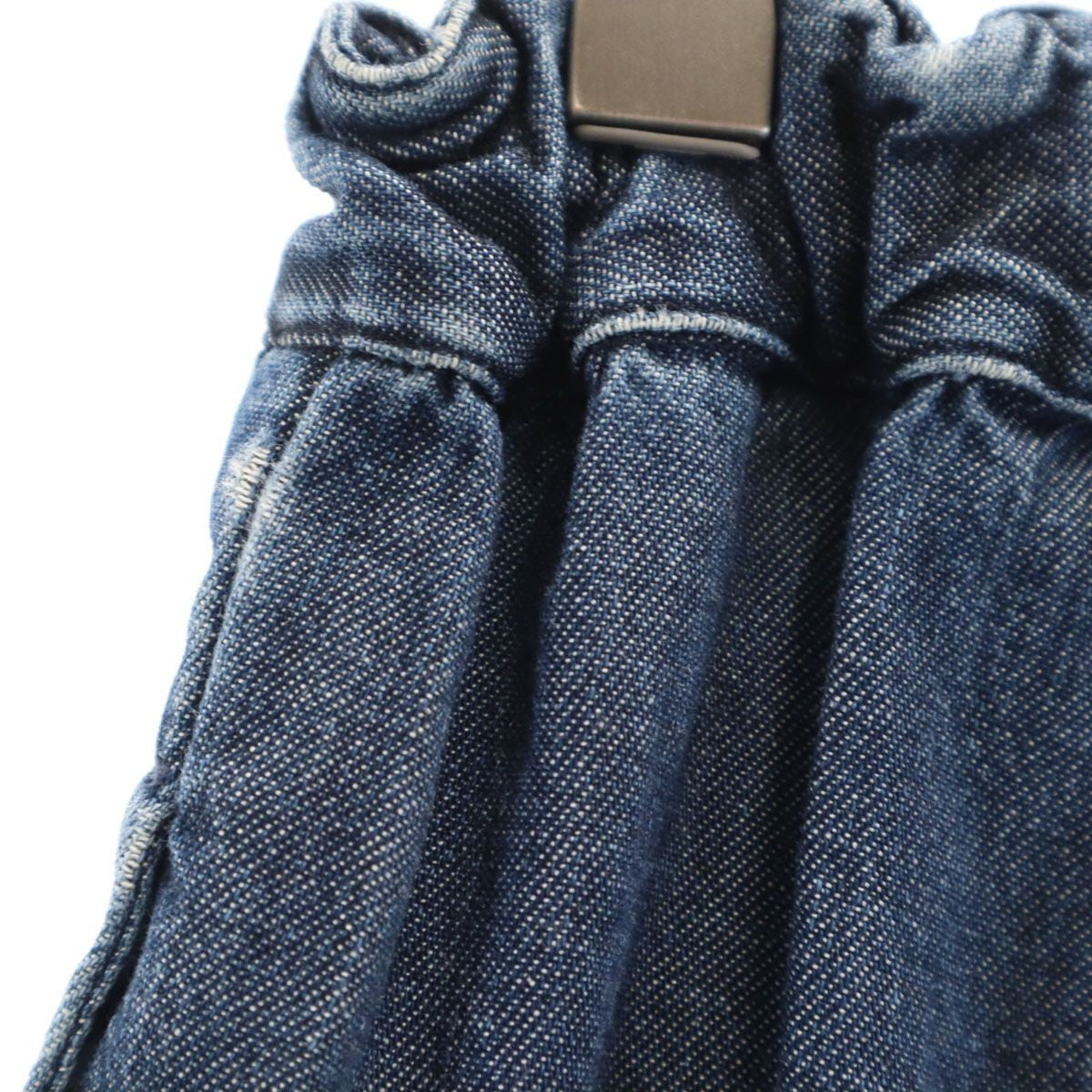 MIUMIU made in Italy Denim-like Easy Ankle pants 38 Navy Women