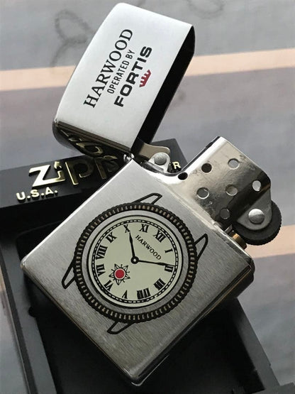 Zippo FORTIS HARWOOD Watch Made in 1992 Lighter
