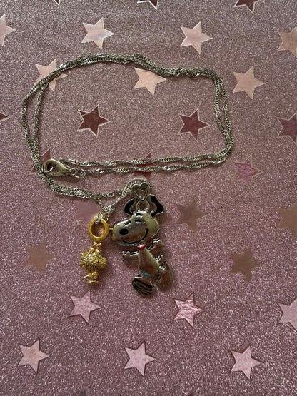 Snoopy Jewelry Set 8pcs Necklace Earrings Ring Size 9 Watch Keychain Rare Gift