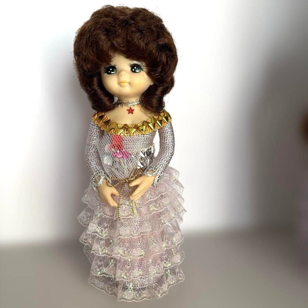Showa Retro 3 Bottle Dolls, height 21...23cm