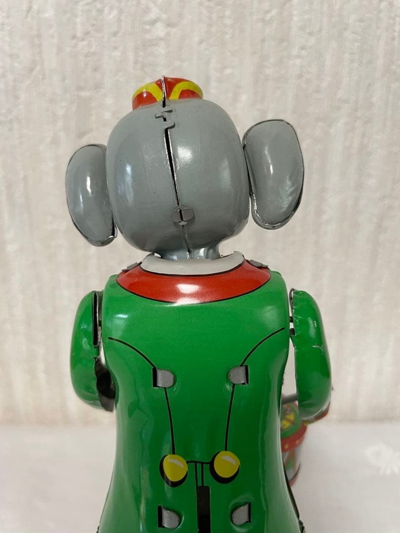 Tin Toy Elephant Antique Vintage
