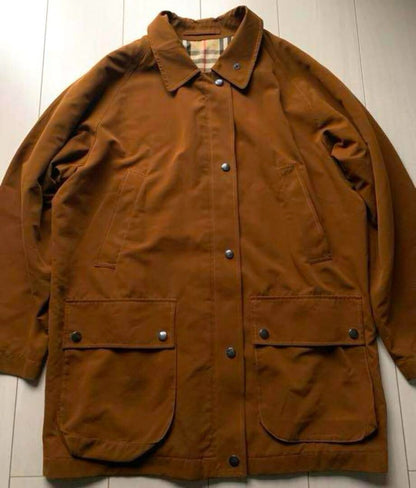Burberrys Vintage Hunting Coat Men Size L Brown Nova Check Made in England EX