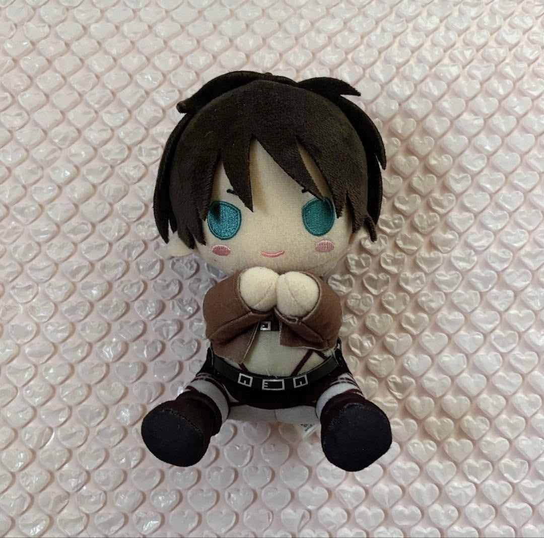 Attack on Titan Eren Pitanui Plush Toy Soft Anime Figure