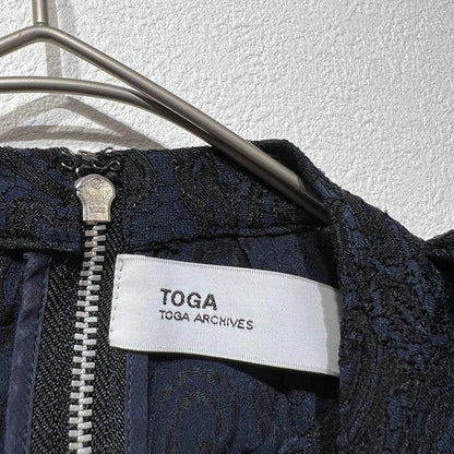 Toga Pulla Women's Lace jacquard frill design shirt blouse