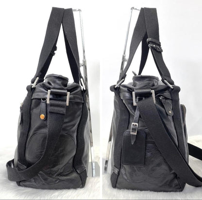 Alexander McQueen 2Way Shoulder Bag Black Leather Used From japan