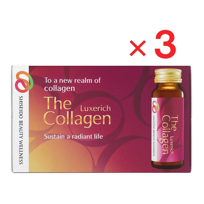 SHISEIDO The Collagen Luxe Rich Drink 50mL x 10 bottles set of 3 from japan