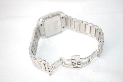 Dolce & Gabbana DW0226 Watch Silver Timepiece Men Genuine Authentic Rare