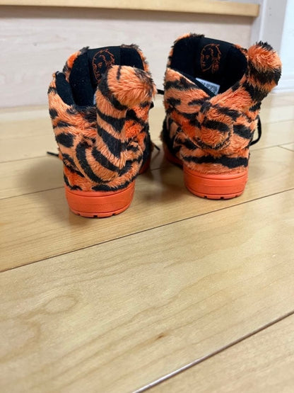 adidas Jeremy Scott Tiger High-Top Sneakers, Kids Size US 7K Made in Indonesia