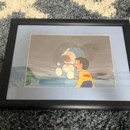 Doraemon animation cel with frame
