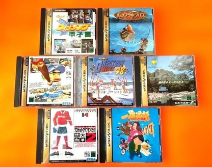 [Showa Retro Game Set] Sega Saturn Software, Various Genres