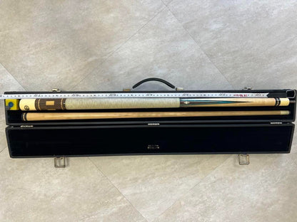 Billiard Cue Stick With Paul Huebler Vintage Case