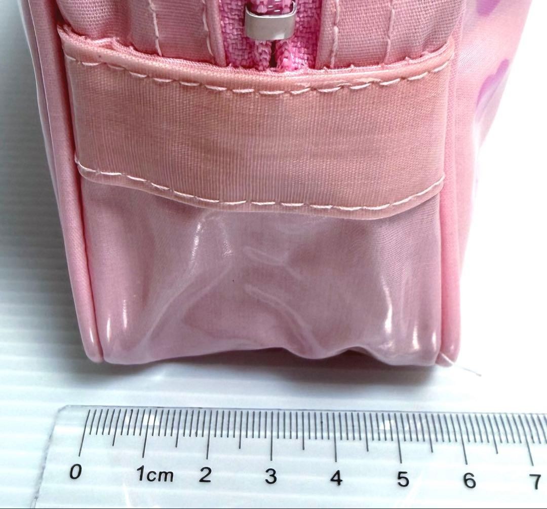 Sanrio Hello Kitty Nurse Angel Pouch Bag With Heart Charm Pink 2002 Rare
