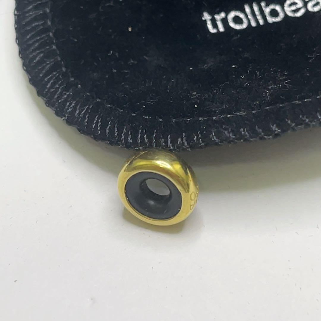 TROLLBEADS Trollbeads Gold Spacer, LAA750 Stamped, Stored