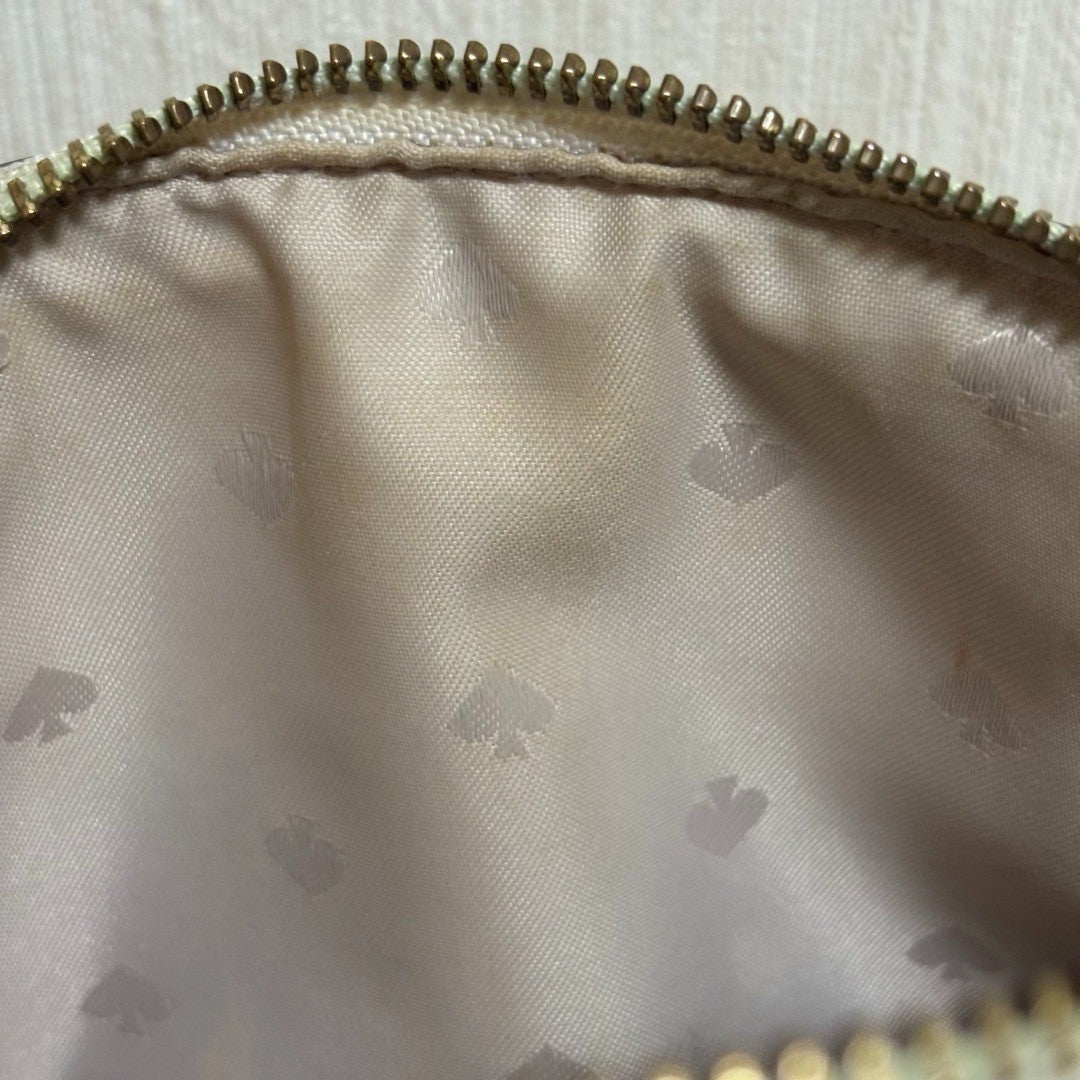 Kate Spade White Basket Summer Shoulder Bag