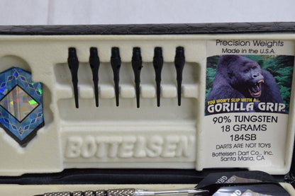 RARE Mint Bottelsen Gorilla Grip Soft Tip Darts 90% Tungsten 20g 209SBG Full Set