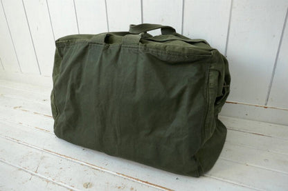 Military US Army USAF LIGHTNING Zipper Vintage Flyers Kit Bag Boston Bag USA