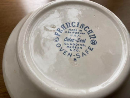 Franciscan 1950s Pot 9.5cm Ceramic Antique Collectible Used