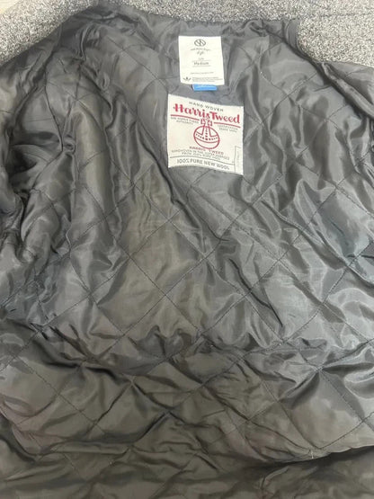 adidas Neighborhood Harris Tweed collaboration Men Double Rider Jacket Rare JPN