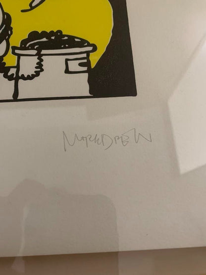 Mark drew Silkscreen edition autographed and framed #2 From Japan