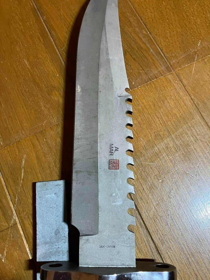 ALMAR SEKI Japan Knives Fighter Knife Camping Survival Made In Japan Used