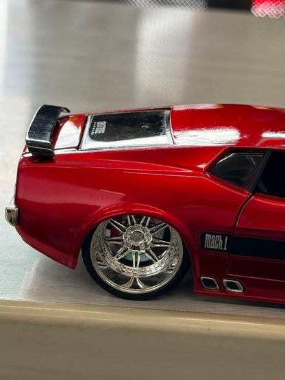 American Muscle Car Legend 1971 FORD MUSTANG MACH1 Diecast Model Car Scale