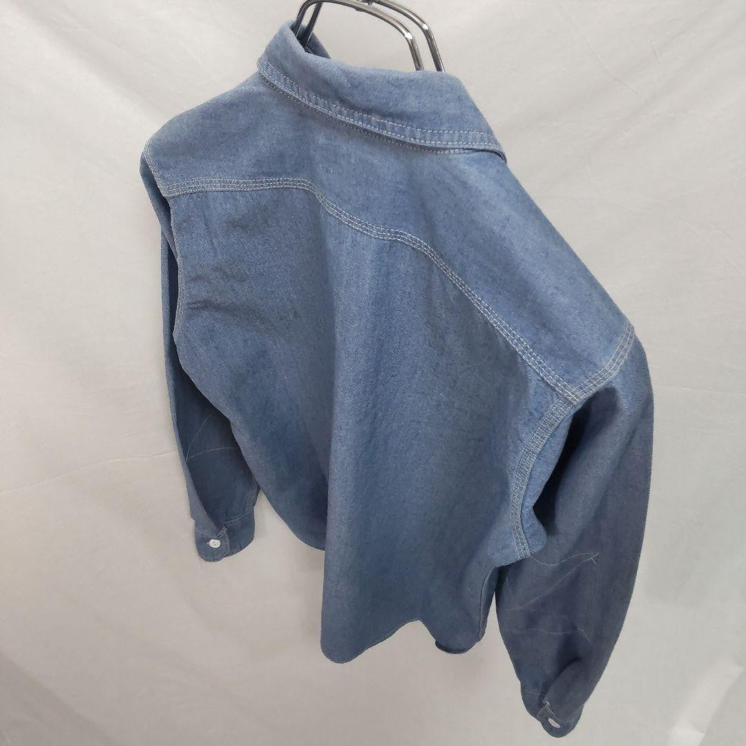 Engineered Garments Chambray Work Shirt 100% Cotton Vintage Made in USA
