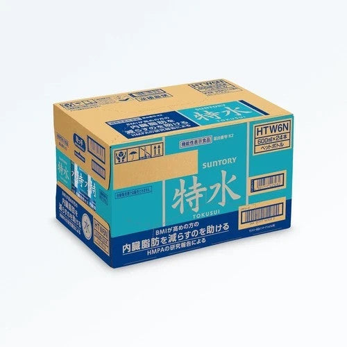 Suntory Tokusui Water 600ml 24 Bottles Citrus Drink Japan Wellness