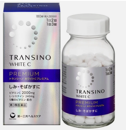 【 Transino White C Premium 】180 Tablets 30days Japan