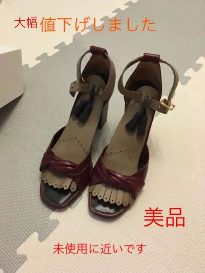 Women 6.5US Celine Shoes Rare Fringe Sandals Limited Edition VHTF Rare Popular P