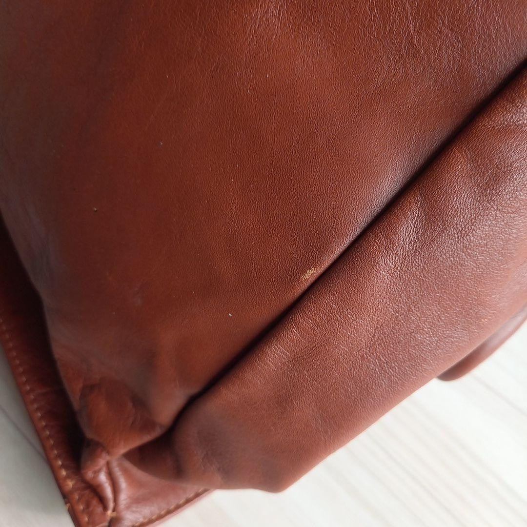 Andrea Incontri Leather Cube Bag Made in Italy Men's Casual Business Large