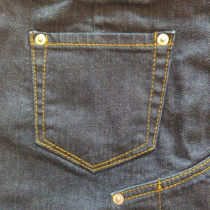 Vivienne Westwood Denim Mini Skirt Dark Indigo with Orb Embroidery Size 2