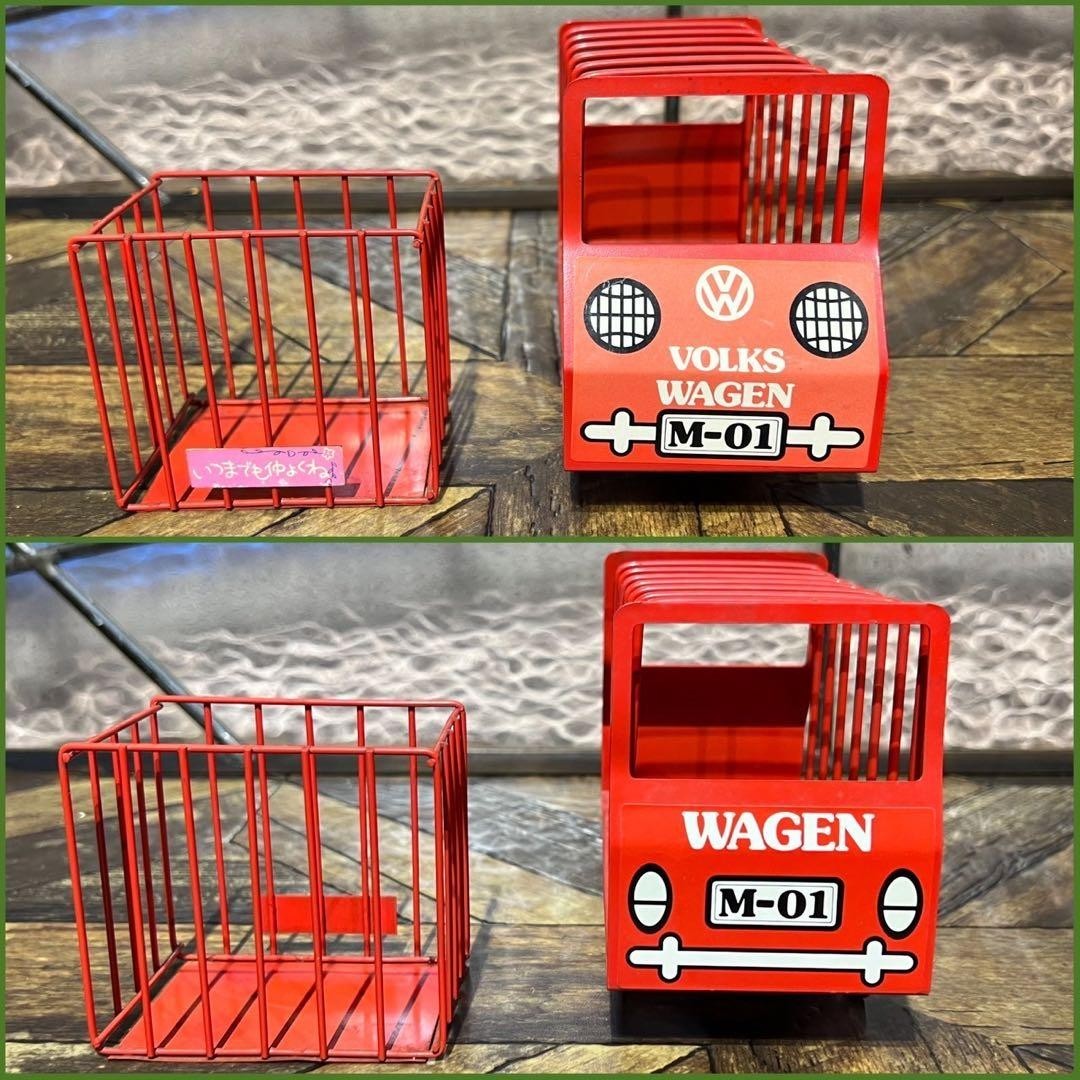 Rare Volkswagen CD Rack Showa Retro Fancy Original Vintage Item