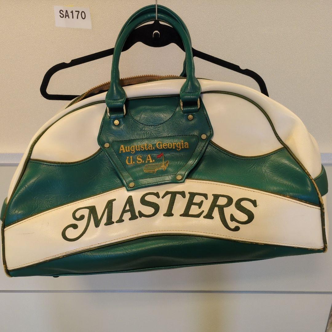 Vintage Masters Augusta National Golf Bag Boston Bag Embroidery Green White