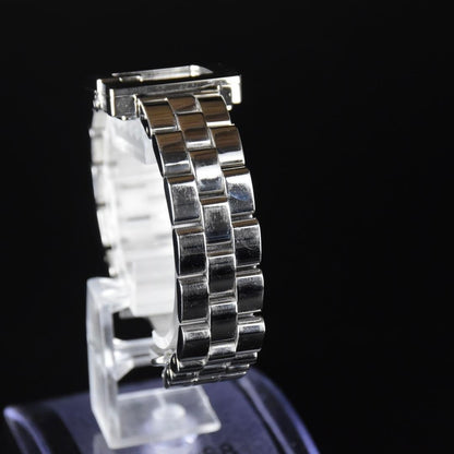 [Near MINT] GUCCI 3600L G Face Silver Black Dial Quartz Women's Watch From JAPAN