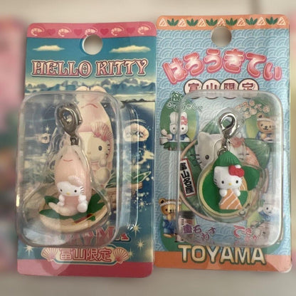SANRIO Hello Kitty Gotochi Strap Lot of 6 Keychain Charm Japan Local