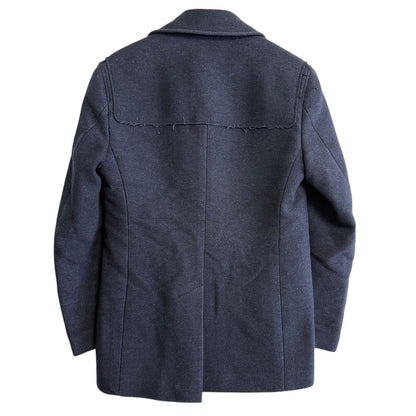 LANVIN Luca Ossendrijver P-coat, 44, Navy mens USED