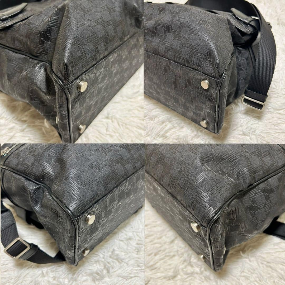 dunhill D Eight 2way Boston Bag Authentic