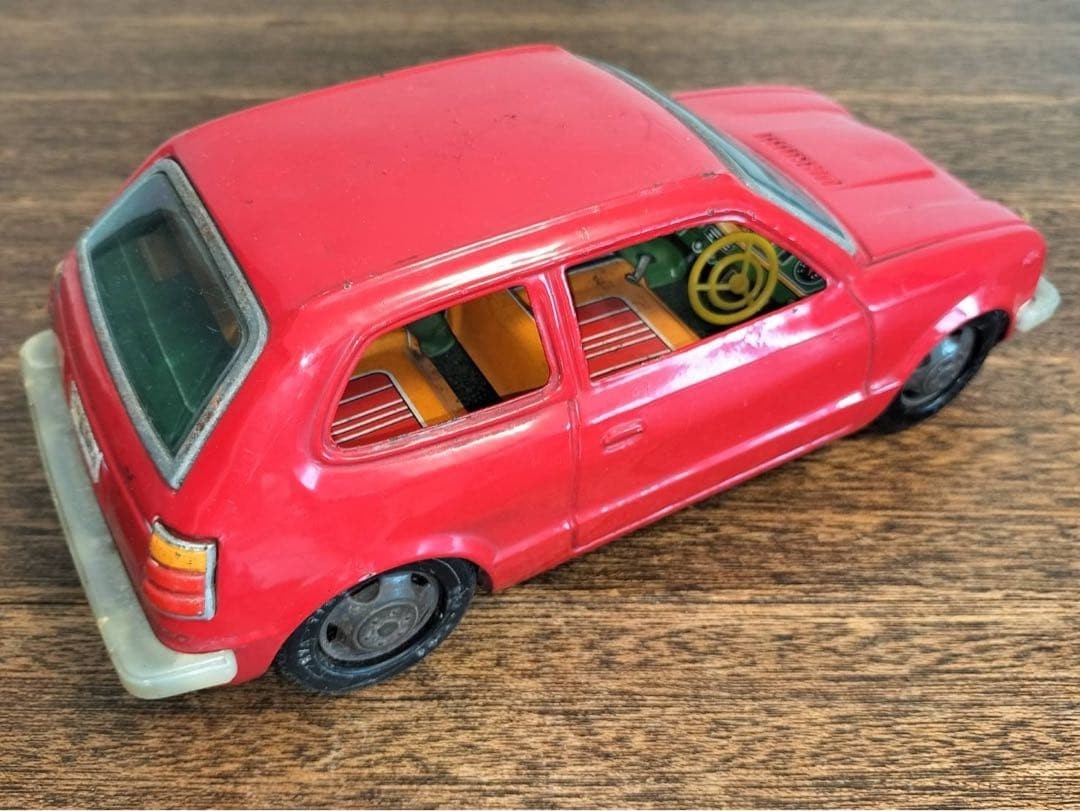 HONDA CIVIC 1970s Showa Retro Tinplate Model