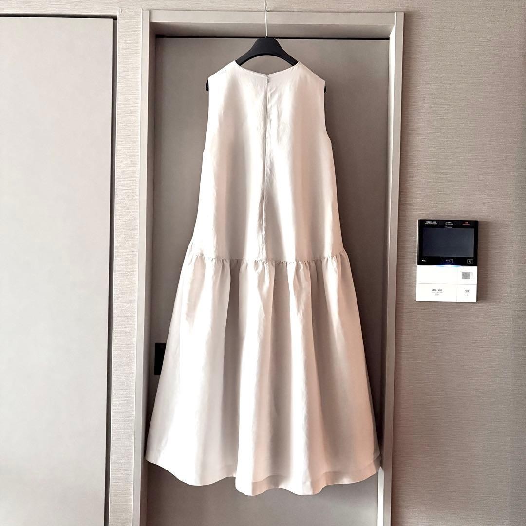 Max Mara 'S Max Mara Flare Dress Beige L Size 42