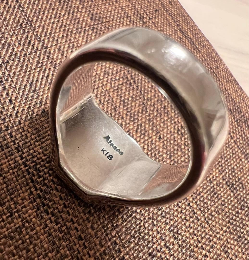 Atease K18 Thunderbird Combination Ring US Size 7 Indian