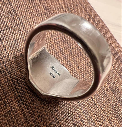 Atease K18 Thunderbird Combination Ring US Size 7 Indian