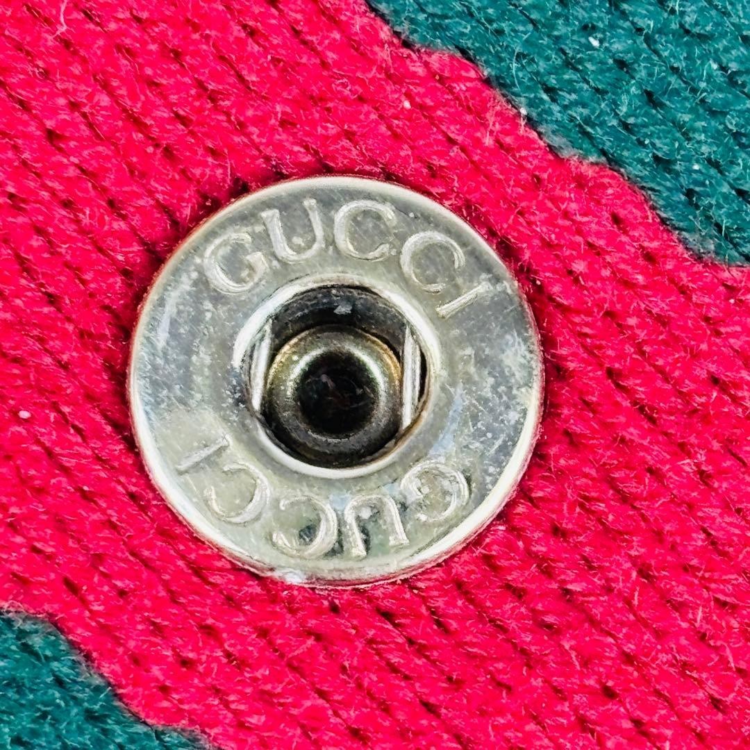Gucci Long Wallet GG Hose bits Sherry Line Canvas Brown Authentic