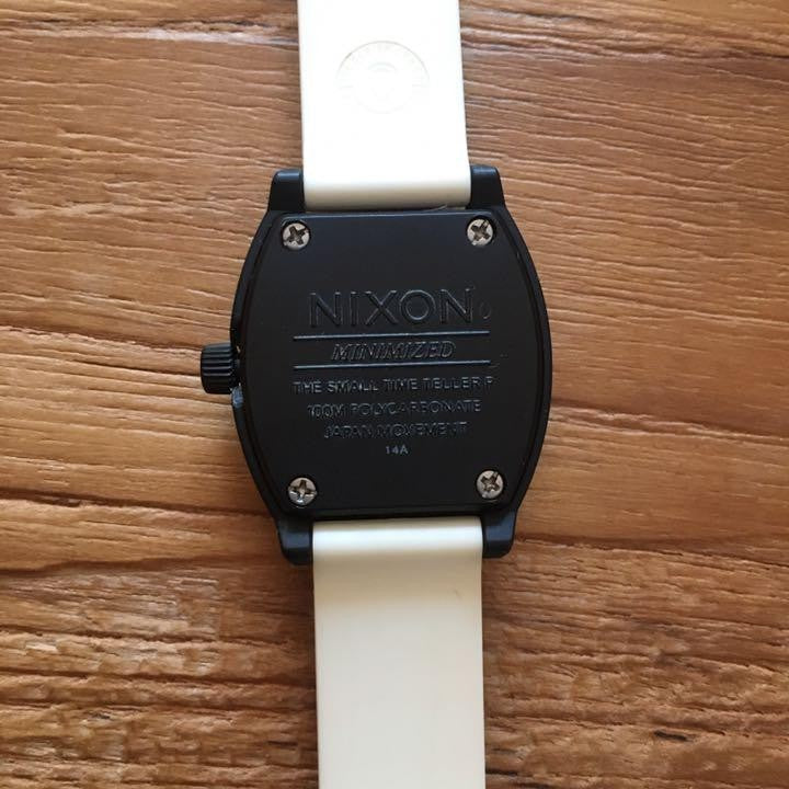 NIXON × KATE SPADE SATURDAY Small Time Teller P Watch With box Working